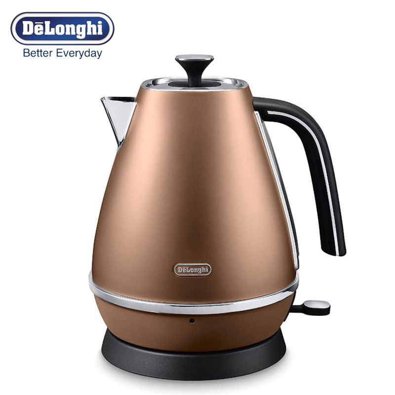 德龙(Delonghi)电水壶 KBI2001.CP 食品级材质 1.7L大容量 闪电烧开 电热水壶