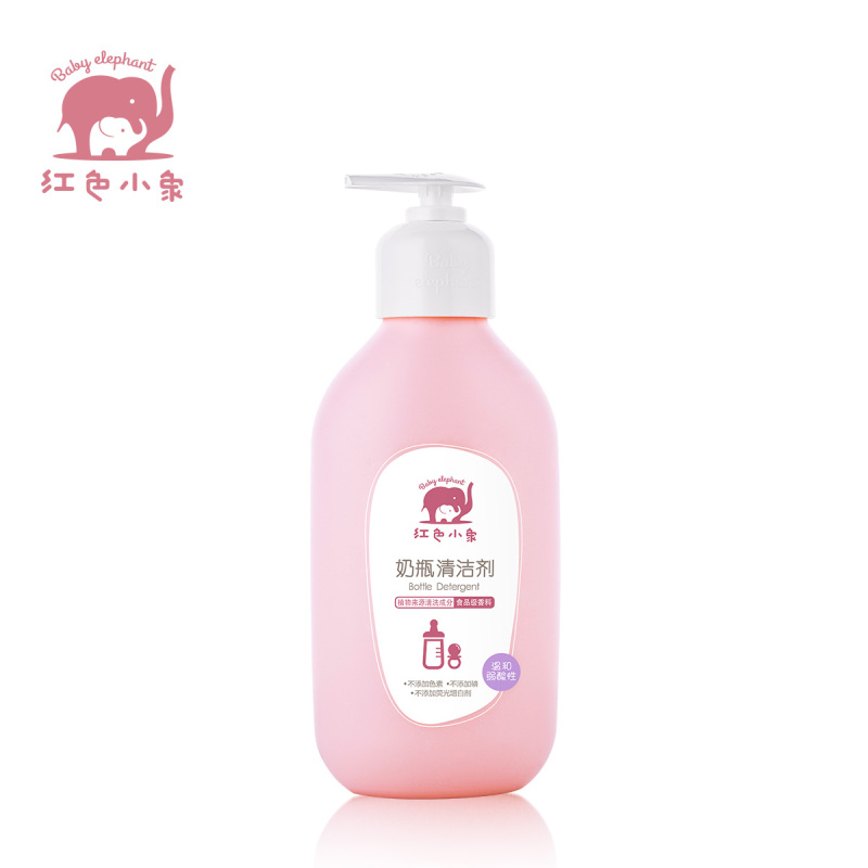 红色小象奶瓶清洁剂400ml