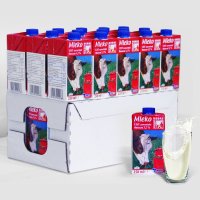 乐途(MLEKO)超高温灭菌全脂纯牛奶250ml*15盒波兰进口