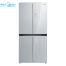 美的(Midea)BCD-482WGPM 482升 咨询客服有惊喜 变频节能 玻璃面板 家用静音十字对开多门电冰箱