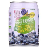 合利源 孩子能喝的蓝莓果汁 248ml *1 野生蓝莓汁饮料