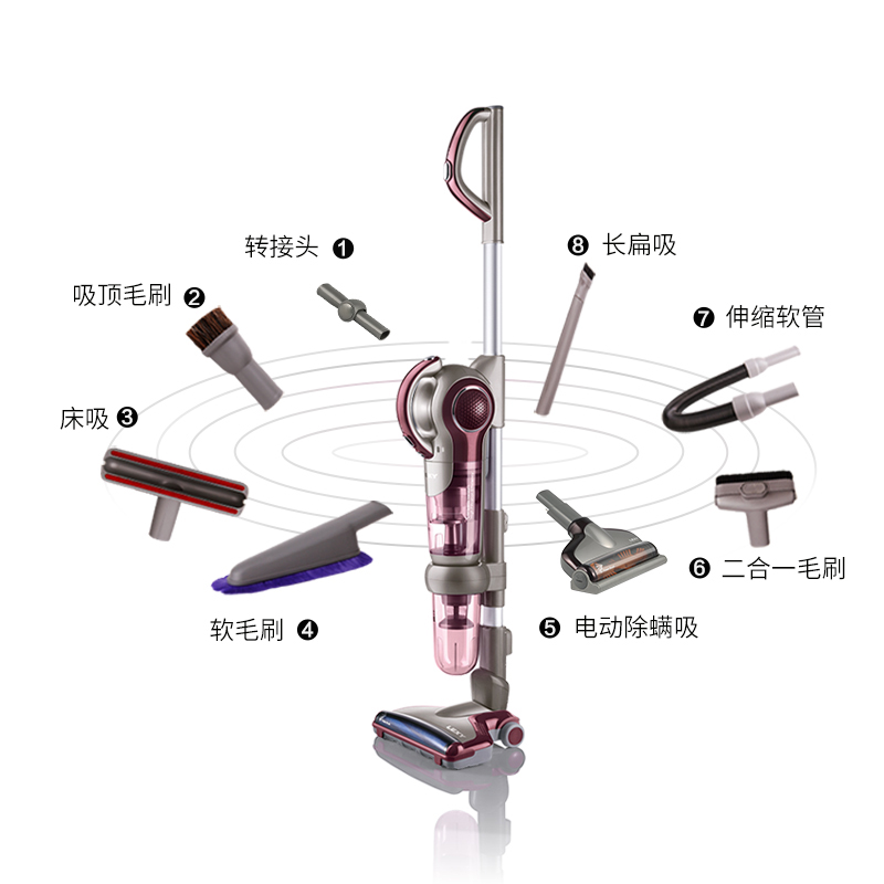 莱克(LEXY)吸尘器VC-SPD502-5立式 多功能 无线大吸力除螨吸尘器 魔洁M85