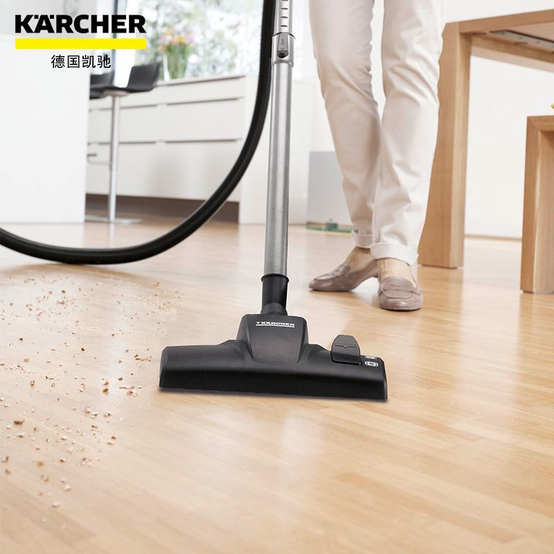 德国凯驰(KARCHER)吸尘器vc3 plus家用除螨地毯式干式除螨无耗材立式吸尘器尘盒/尘桶’1000’W