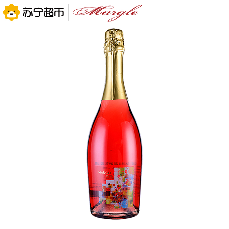 西班牙原瓶进口 麦戈(Margle)桃红起泡酒750ml 单支装