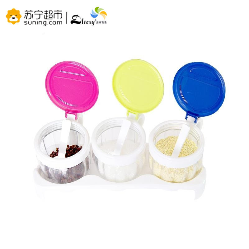 迪丽克斯玻璃调味瓶4件套 6610-3 (1个托盘3个玻璃调味瓶)