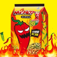 旺旺(Wantwant) Mr.HOT辣人休闲零食组合包 200g 辣味 休闲零食 袋装