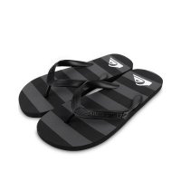 Quiksilver人字拖 夏季新款条纹平跟休闲沙滩鞋 52-1997-BLK