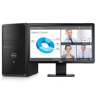 戴尔(DELL)Vostro 3902-R6308台式电脑(I3-4170 4G 500G Win7 19.5英寸)