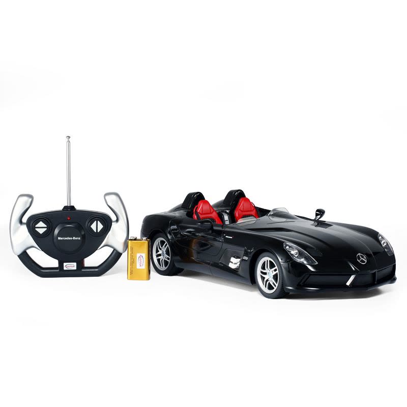 星辉(Rastar)奔驰SLR迈凯轮遥控汽车遥控车玩具1:14模型42400黑色图片