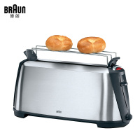 德国博朗(Braun) HT600 多士炉 面包机 吐司机 烤面包机 家用 不锈钢