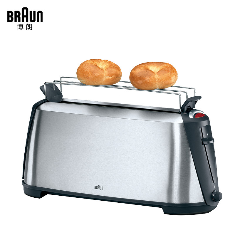 德国博朗(Braun) HT600 多士炉 面包机 吐司机 烤面包机 家用 不锈钢