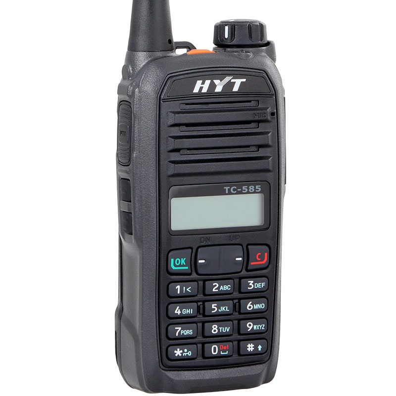 海能达(Hytera)TC-585专业对讲机400-470MHz(可手动调频) 黑色高清大图