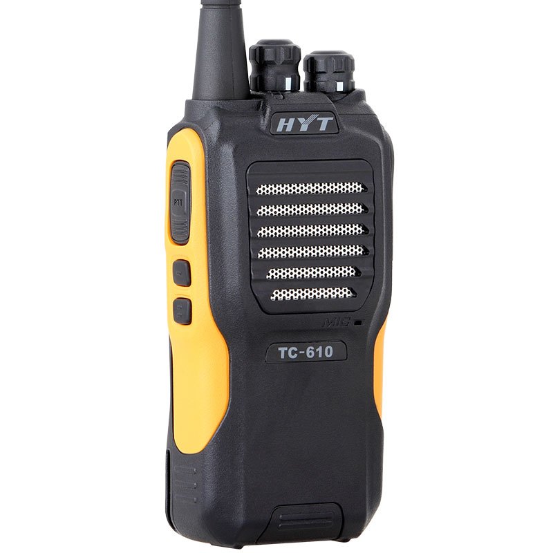 海能达(Hytera)TC-610 商用防水对讲机专业手台 黑色