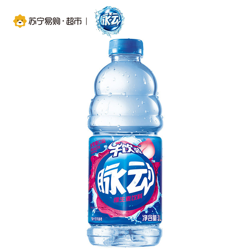 脉动(Mizone) 维生素饮料 水蜜桃味 600ml *15瓶