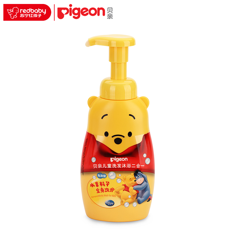 贝亲-儿童洗发沐浴2合1(泡沫型)350ml IA82