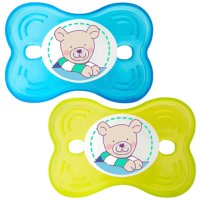 Rotho babydesign 洛特宝贝蝴蝶安抚奶嘴2只装(蓝绿色)