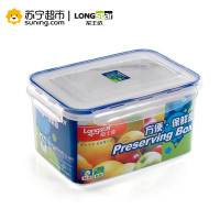 龙士达(塑料保鲜盒) LK-2018塑料保鲜盒 冰箱保鲜盒密封储物盒微波饭盒 便当盒 4.4L大容量