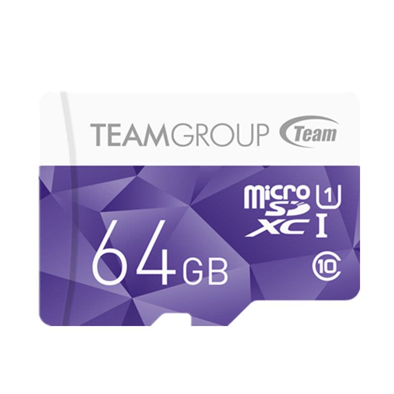 十铨科技(Team) 64GB高速MicroSDXC-TF 存储卡 64G-CLASS 10 45 MB/s图片