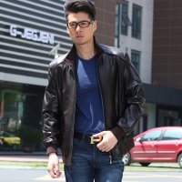 dngr男装皮衣外套923