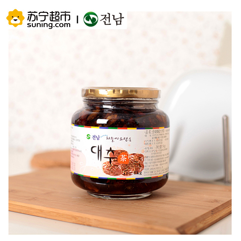 全南蜂蜜大枣茶1kg/罐 韩国进口 酸酸甜甜 进口冲调冲饮