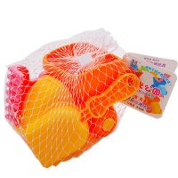 [苏宁红孩子]儿童沙滩玩具套装大号宝宝玩沙子工具铲子汽车沙漏挖沙戏水小桶 沙滩车 305