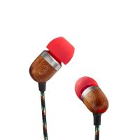 马利(BOB MARLEY)JE000-FI 雷鬼乐之父品牌 入耳式HIFI耳机 全环保材料木质打打造 红色
