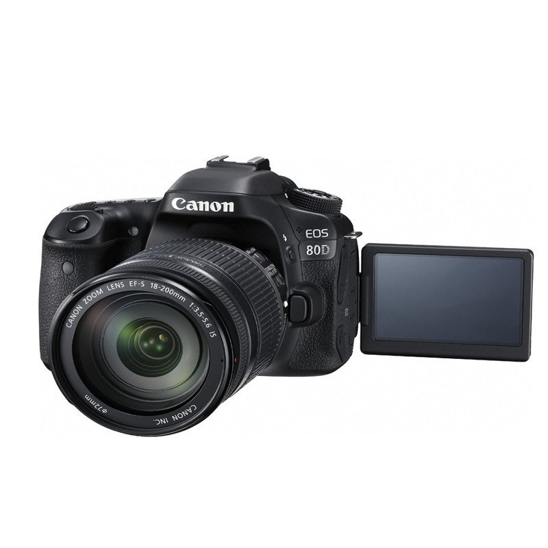 佳能(Canon) EOS 80D套机(18-200mm)单反相机套机 80d镜头套机