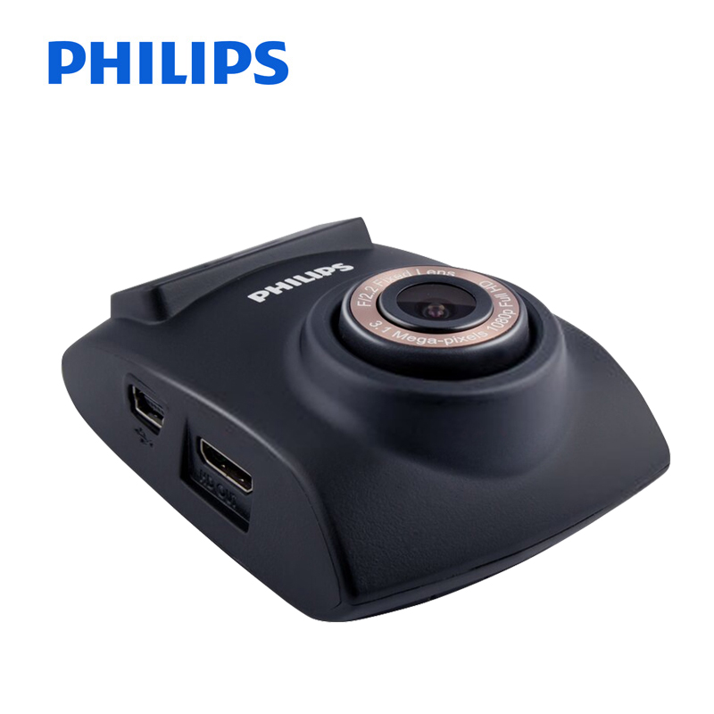 飞利浦(Philips)行车记录仪 ADR710 高清画质 记录仪 迷你高清夜视 车载行车记录仪 抓拍