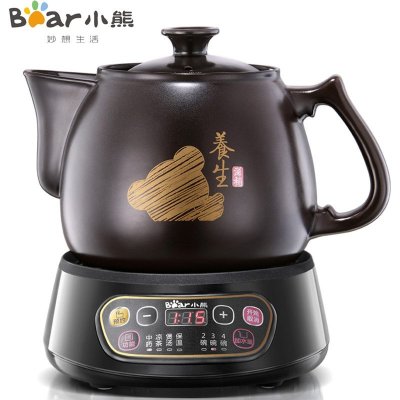 小熊(Bear)煎药壶JYH-A30A1 3L 陶瓷养生壶 全自动分体中药锅 多功能养生壶
