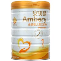 雅士利(Yashily)安贝慧金装1段(0-6个月)婴儿配方奶粉800g罐装(新西兰进口)