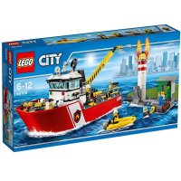 LEGO 乐高 City 城市系列消防船 60109 6-14岁 200块以上 塑料玩具