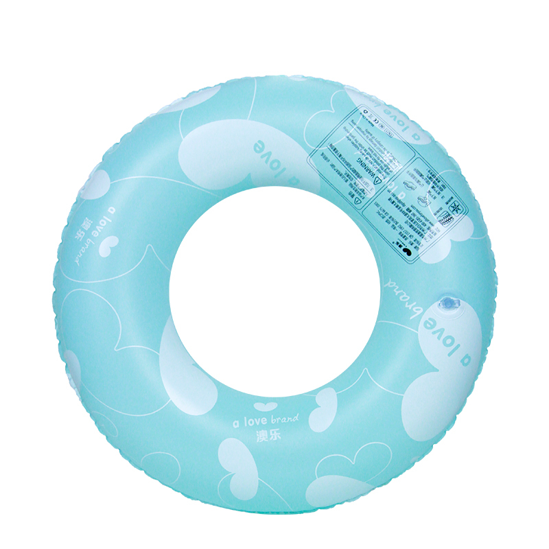 [苏宁红孩子]澳乐 儿童泳圈 儿童充气游泳圈 爱系列 圆形 蓝色M码