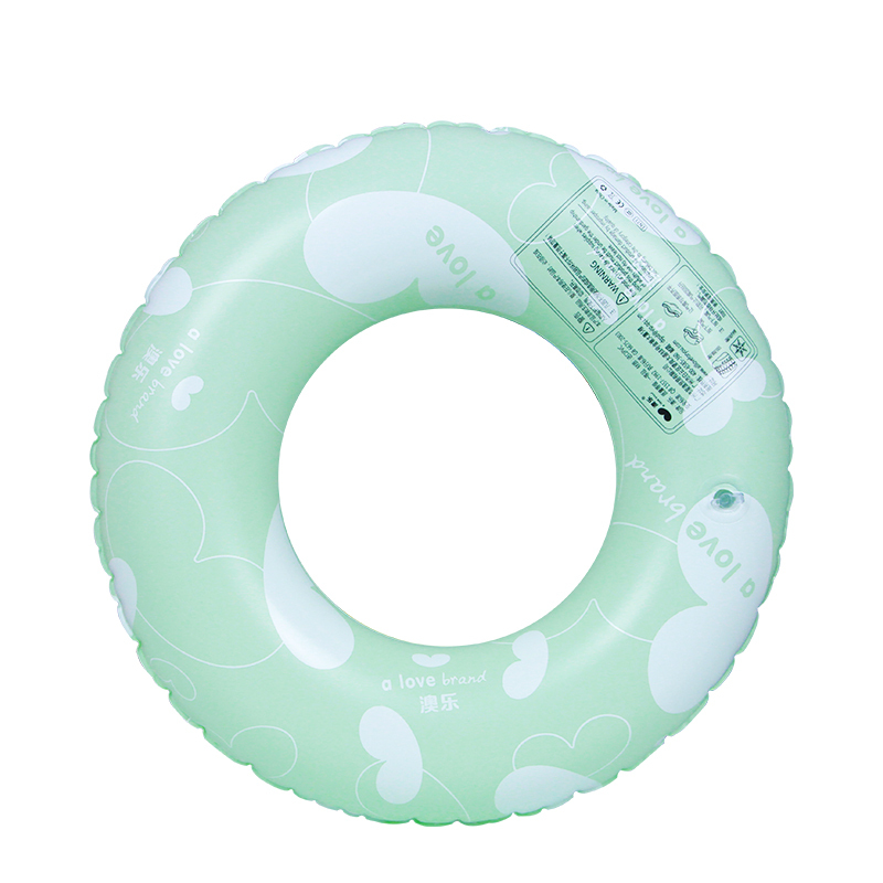 [苏宁红孩子]澳乐 儿童泳圈 儿童充气游泳圈 爱系列 圆形 蓝色M码