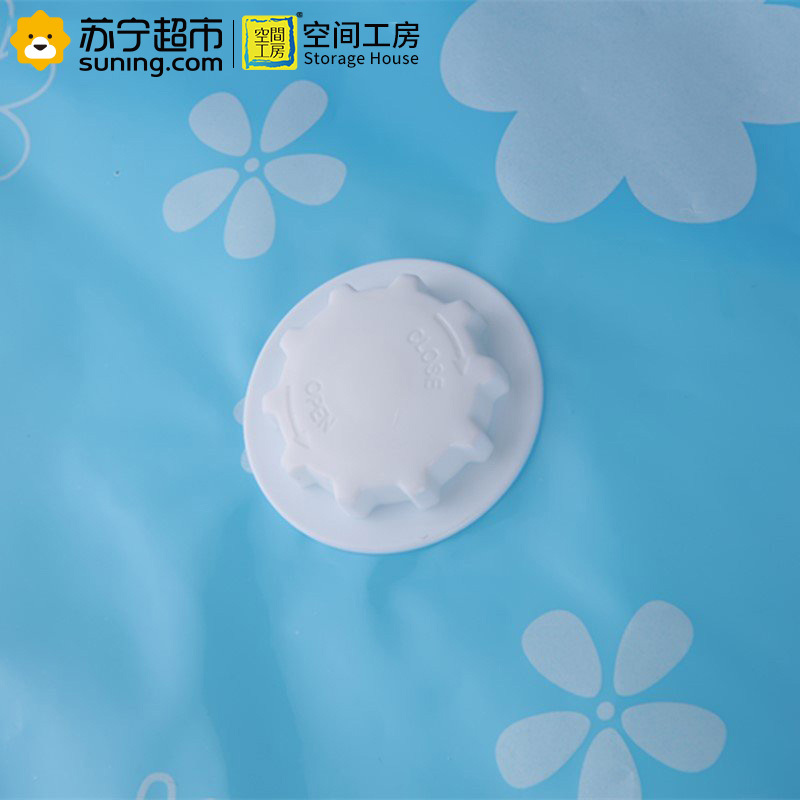 空间工房9丝印花14件套 天蓝色