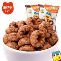 来伊份 甜甜圈巧克力味48g*1 膨化甜品点心休闲零食下午茶盆友圈 巧克力味