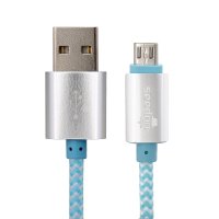 Seedoo Mag Colorful 魔彩系列Micro接口数据线 -气质蓝