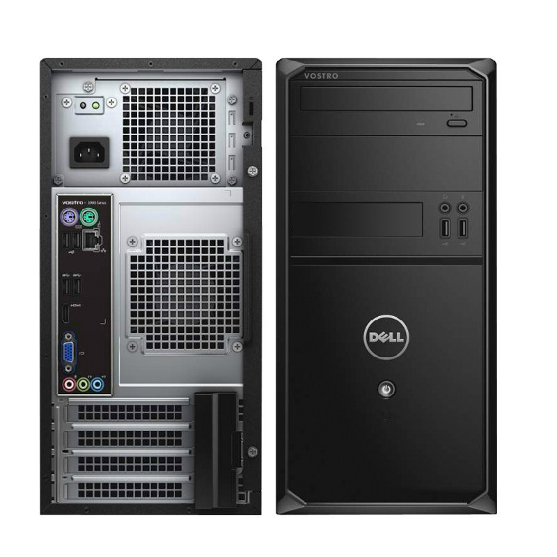戴尔(DELL)Vostro 3902-63N8B 台式电脑主机 i3-4170 4G 500G DVD刻录19.5英寸