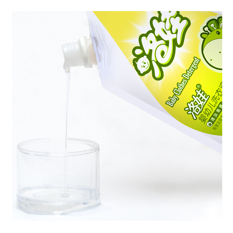 洛娃母婴幼儿童婴儿洗衣液500ml*3袋清淡果香