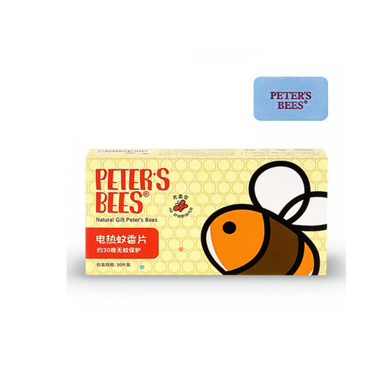 peter’s bees彼特的蜜蜂 婴儿电热蚊香片30片*2
