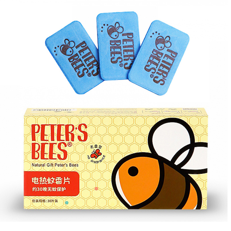 peter’s bees彼特的蜜蜂 婴儿电热蚊香片30片*2