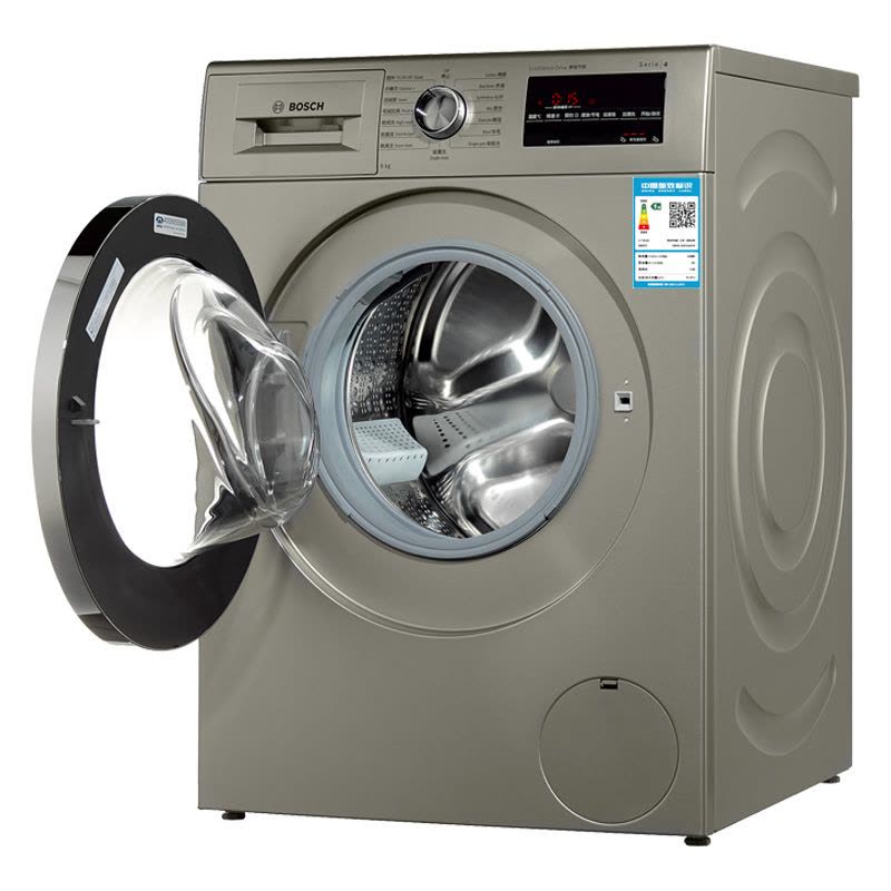 博世(BOSCH) XQG90-WAP242691W 9公斤 滚筒洗衣机(金银色)图片