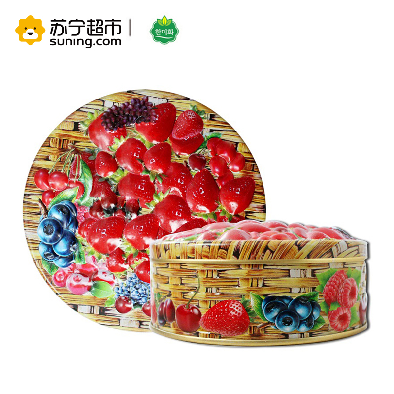 韩美禾综合水果味铁盒糖 150g 韩国进口高清大图