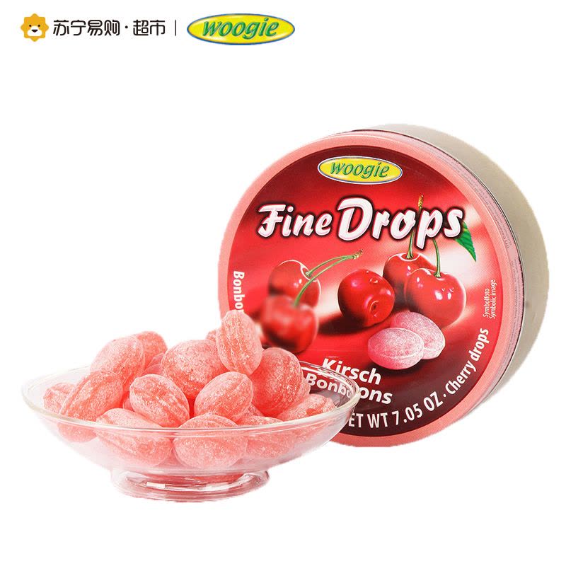 Woogie樱桃味水果糖200g图片