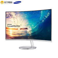 三星(SAMSUNG)C27F591FDC 27英寸 1800R窄边框旗舰曲面液晶电脑显示器(内置音箱/HDMI/DP)