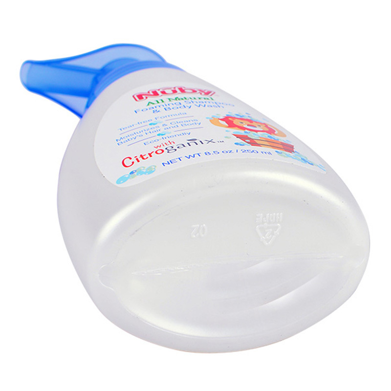 美国 努比(Nuby)洗发沐浴乳婴儿二合一沐浴露橘子宝宝系列250ml