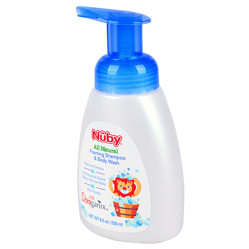 美国 努比(Nuby)洗发沐浴乳婴儿二合一沐浴露橘子宝宝系列250ml