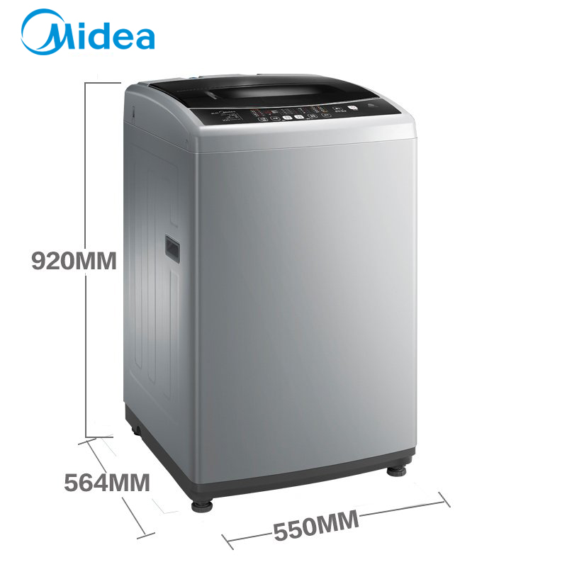 美的(Midea) MB75-eco31WD 7.5公斤波轮洗衣机 智能操控 变频节能 静音 家用 灰色高清大图