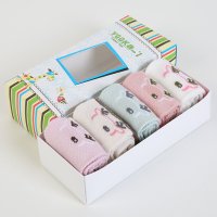 YuuKa sote小鹿儿儿童中筒袜5双装L码