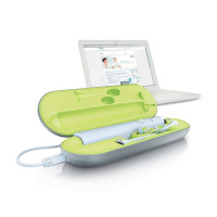 飞利浦(Philips) 电动牙刷HX9332 钻石亮白型 充电式成人声波震动 魅力品质白钻