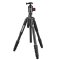 富图宝(Fotopro) MGA-684N+T7 专业相机单反相机打鸟板扣式铝镁合金三脚架云台套装三角架
